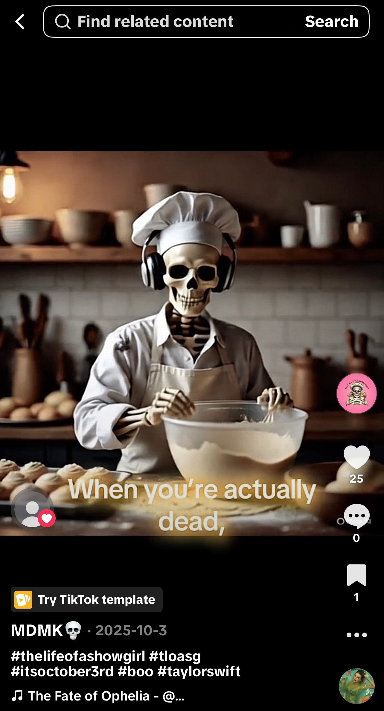 TikTok video $5